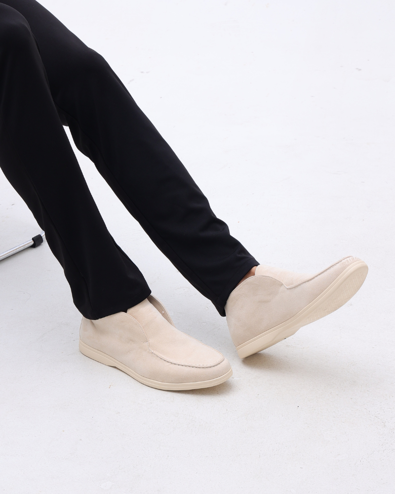 Old Money High Suede Loafers